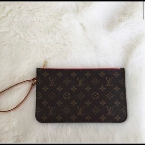 Authentic Never Used Neverfull Wristlet